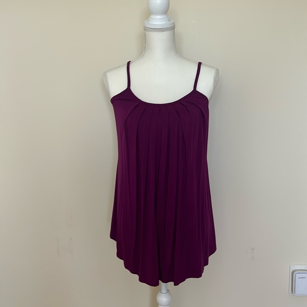 Purple Bepei loose tank top